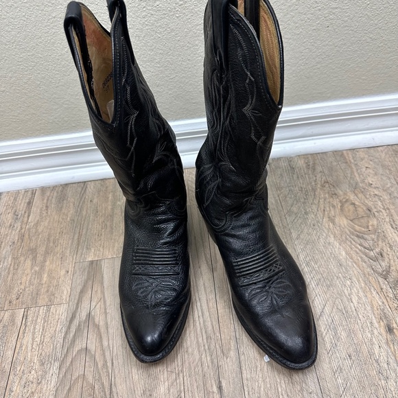 Dan Post Western cowboy boots black - Picture 2 of 7